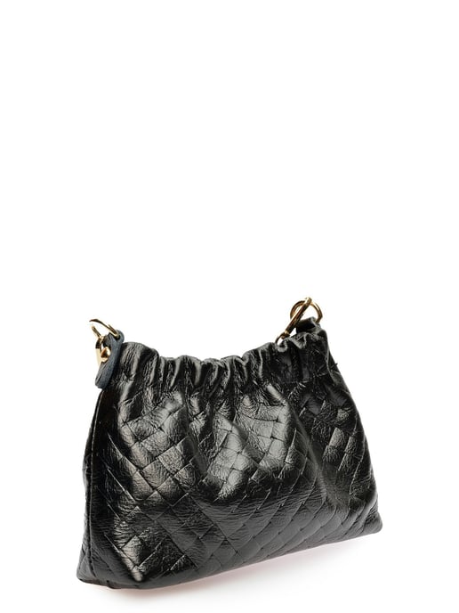 Anna Luchini Schwarz Rindsledertasche - Image 2