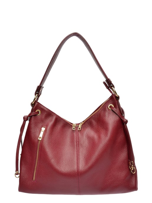 Isabella Rhea Weinfarbe Rindsledertasche - Image 1
