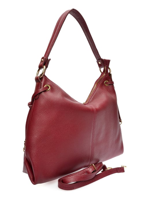 Isabella Rhea Weinfarbe Rindsledertasche - Image 2
