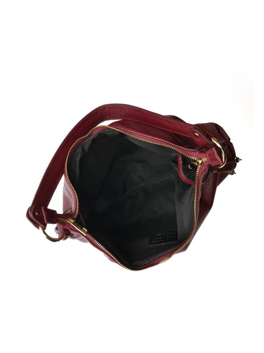 Isabella Rhea Weinfarbe Rindsledertasche - Image 4