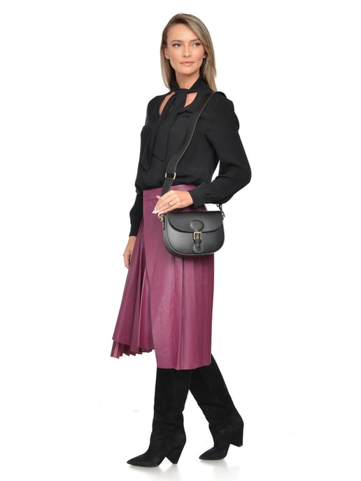 Isabella Rhea Schwarz Rindsledertasche - Image 5