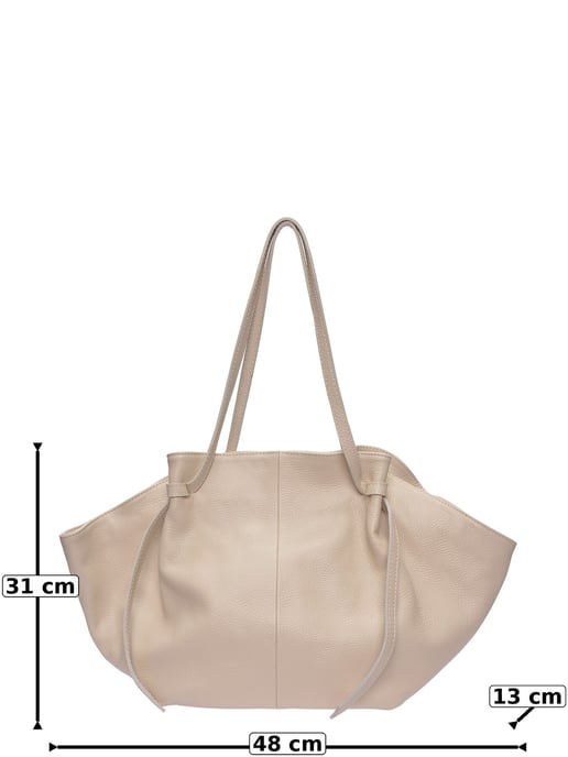 Roberta M Beige Rindsledertasche - Image 6