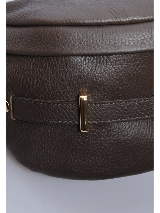 Anna Luchini Kastanienbraun Rindsledertasche - Image 3