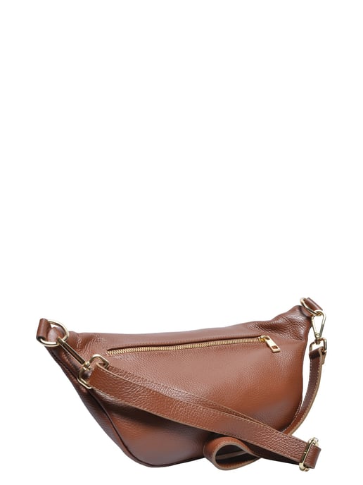 Anna Luchini Kastanienbraun Rindsledertasche - Image 2