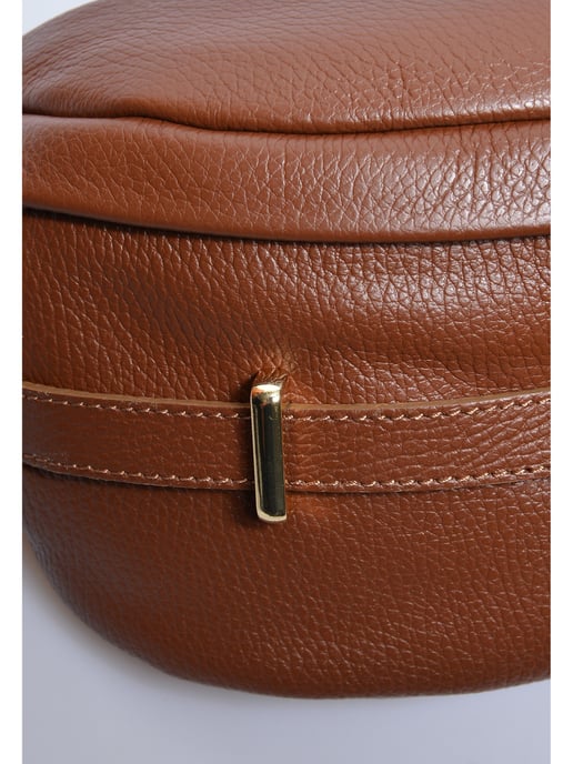 Anna Luchini Kastanienbraun Rindsledertasche - Image 3