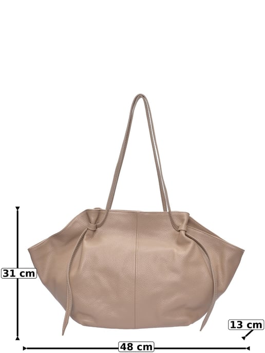 Roberta M Beige Rindsledertasche - Image 6