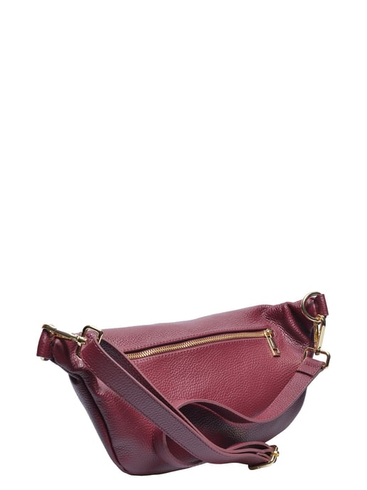Anna Luchini Weinfarbe Rindsledertasche - Image 2