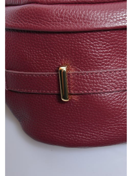 Anna Luchini Weinfarbe Rindsledertasche - Image 3