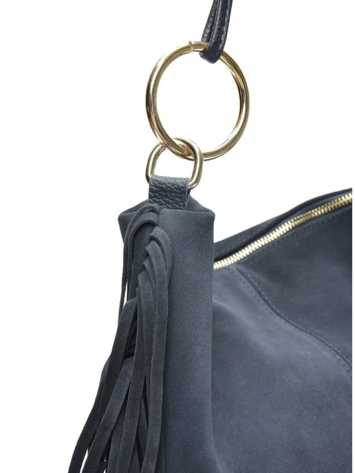 Isabella Rhea Blau Rindsledertasche - Image 3