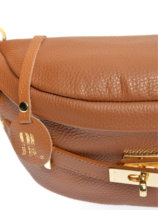Anna Luchini Zweifarbig Rindsledertasche - Image 3