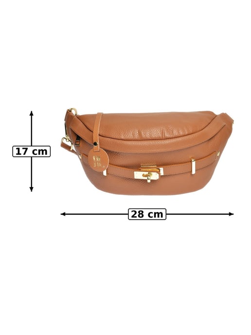 Anna Luchini Zweifarbig Rindsledertasche - Image 6