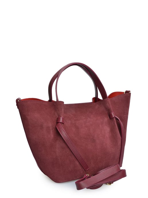 Isabella Rhea Burgund Rindsledertasche - Image 2