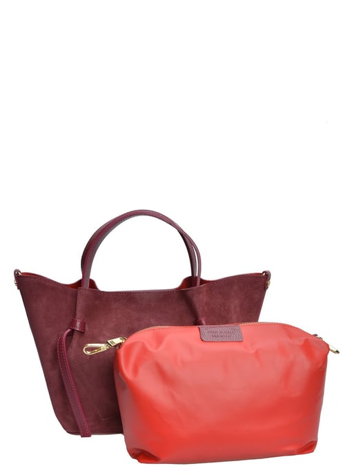 Isabella Rhea Burgund Rindsledertasche - Image 3