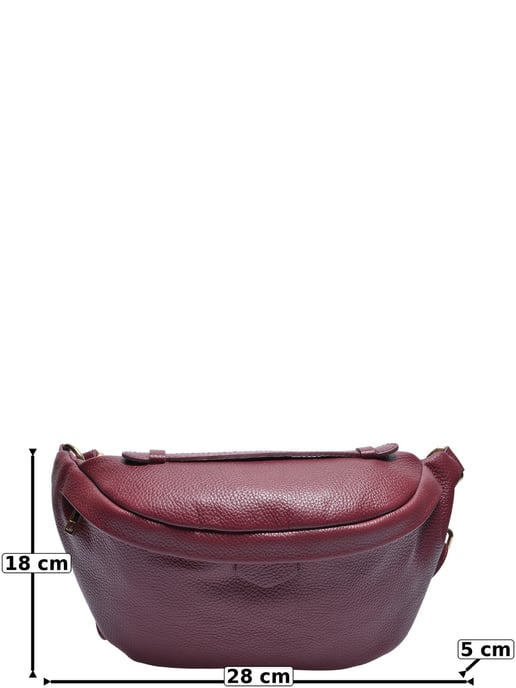 Roberta M Weinfarbe Rindsledertasche - Image 5