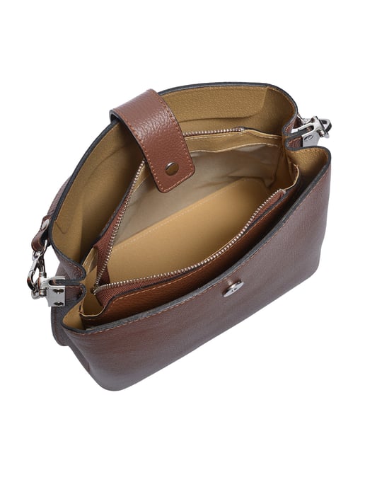 Isabella Rhea Kastanienbraun Rindsledertasche - Image 4