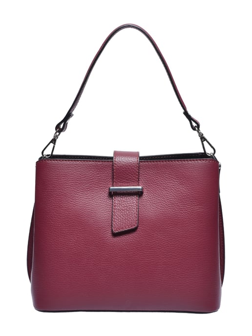 Isabella Rhea Weinfarbe Rindsledertasche - Image 1