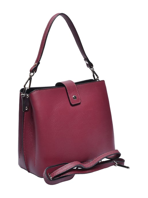 Isabella Rhea Weinfarbe Rindsledertasche - Image 2