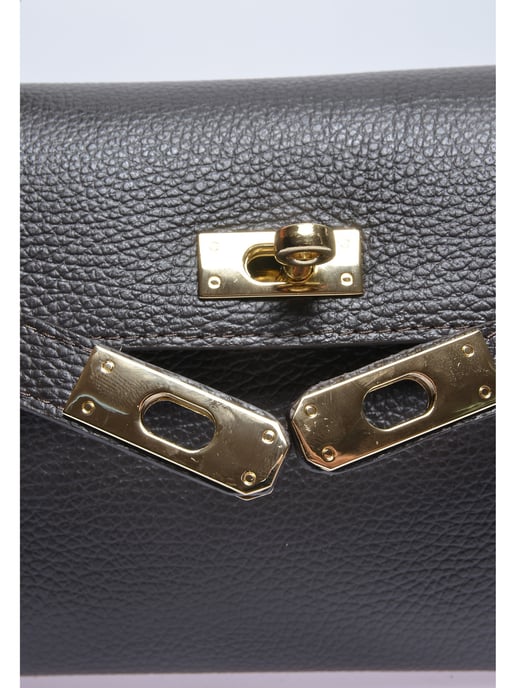 Anna Luchini Kastanienbraun Rindsledertasche - Image 3