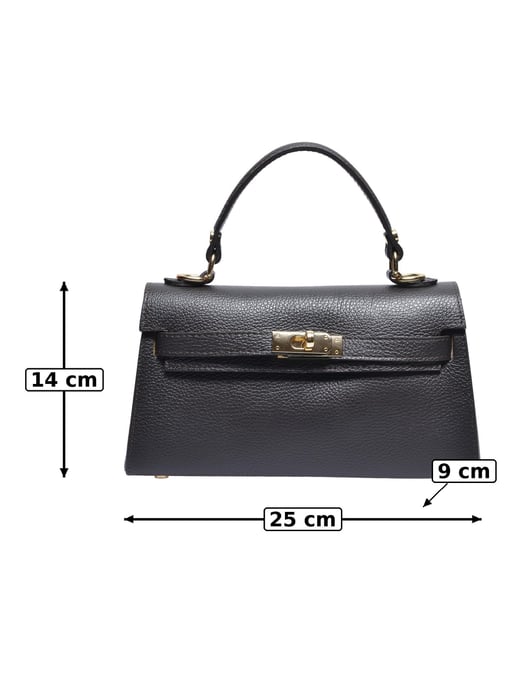 Anna Luchini Kastanienbraun Rindsledertasche - Image 5