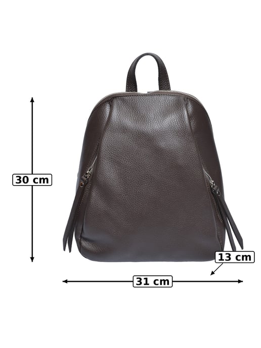 Anna Luchini Kastanienbraun Rindsledertasche - Image 5