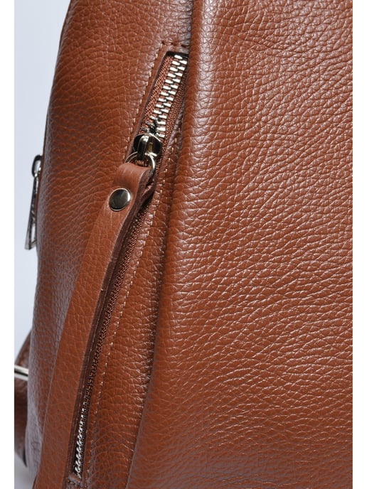 Anna Luchini Kastanienbraun Rindsledertasche - Image 3