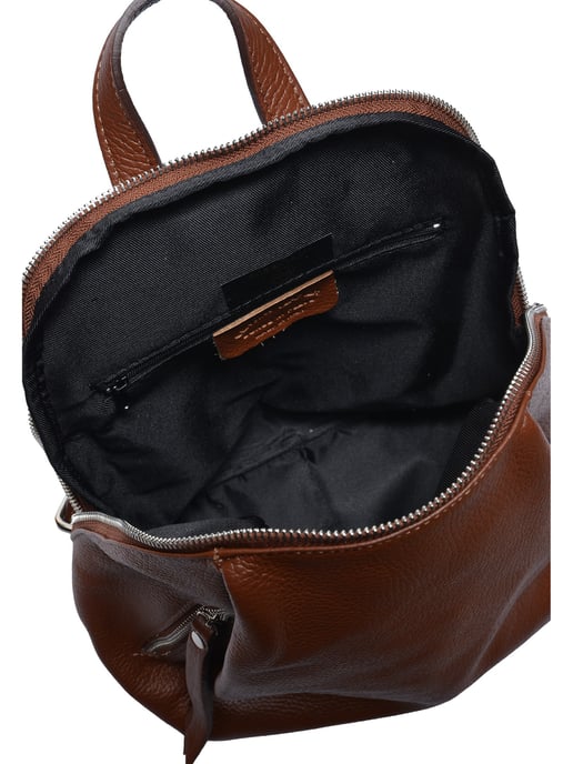 Anna Luchini Kastanienbraun Rindsledertasche - Image 4