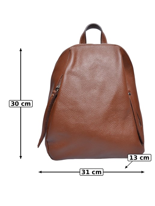 Anna Luchini Kastanienbraun Rindsledertasche - Image 5