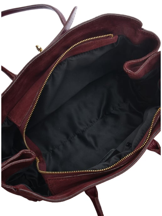 Isabella Rhea Burgund Rindsledertasche - Image 4