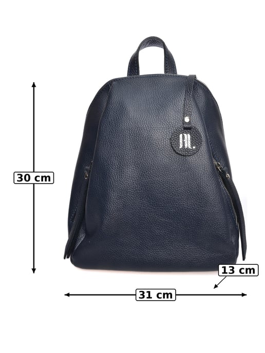 Anna Luchini Blau Rindsledertasche - Image 6
