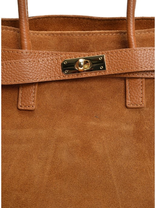 Isabella Rhea Braun Rindsledertasche - Image 3