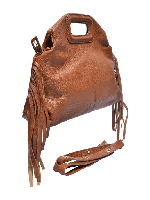 Anna Luchini Braun Rindsledertasche - Image 2
