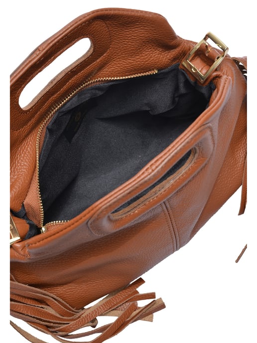 Anna Luchini Braun Rindsledertasche - Image 4