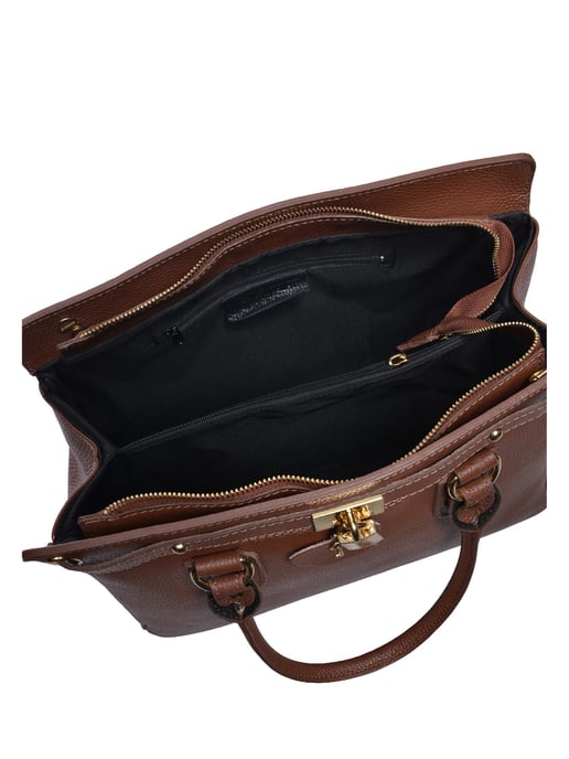 Roberta M Kastanienbraun Rindsledertasche - Image 4