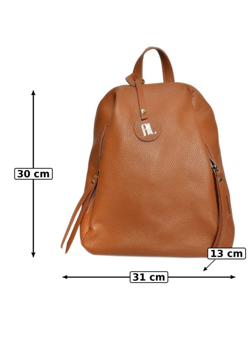 Anna Luchini Braun Rindsledertasche - Image 6