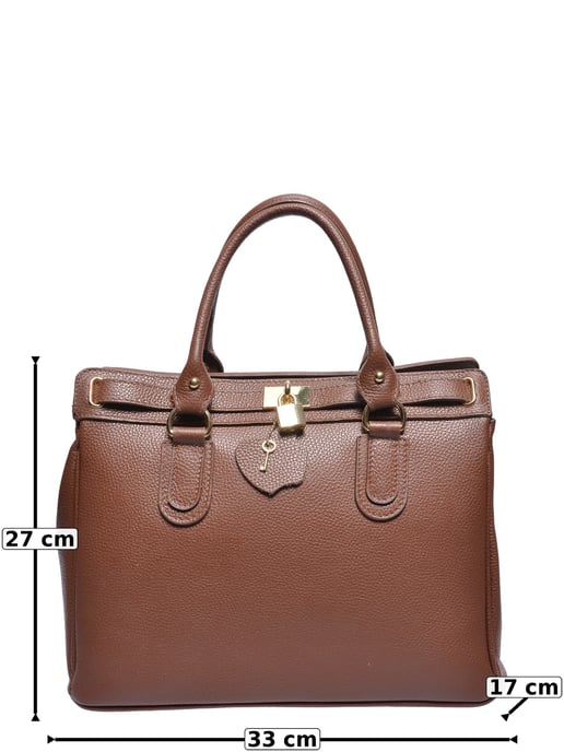 Roberta M Kastanienbraun Rindsledertasche - Image 5