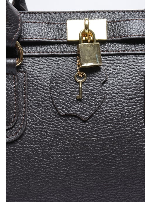 Roberta M Kastanienbraun Rindsledertasche - Image 3