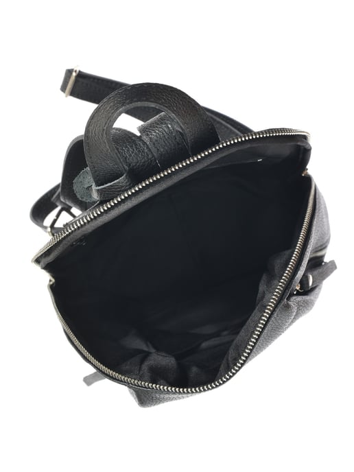 Anna Luchini Schwarz Rindsledertasche - Image 4
