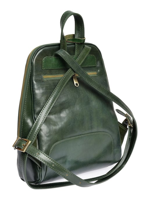 Anna Luchini Grün Rindsledertasche - Image 2