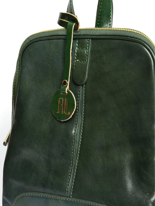 Anna Luchini Grün Rindsledertasche - Image 3