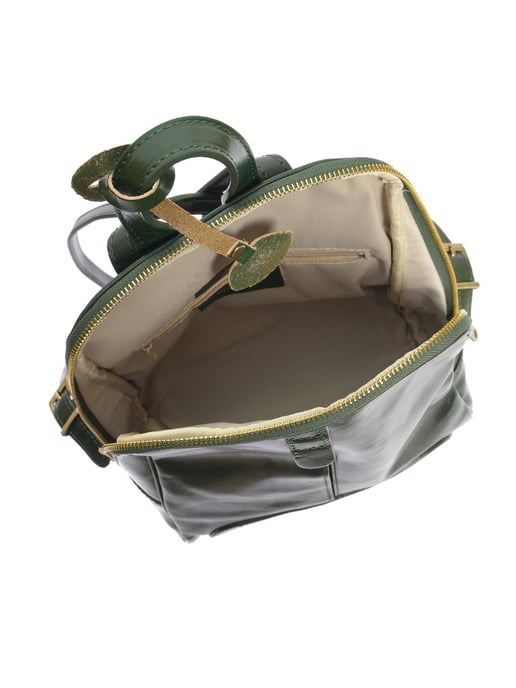 Anna Luchini Grün Rindsledertasche - Image 4