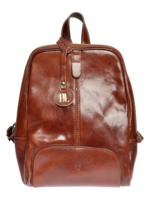 Anna Luchini Kastanienbraun Rindsledertasche - Image 1