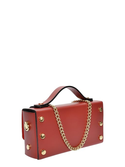 Isabella Rhea Rot Rindsledertasche - Image 2