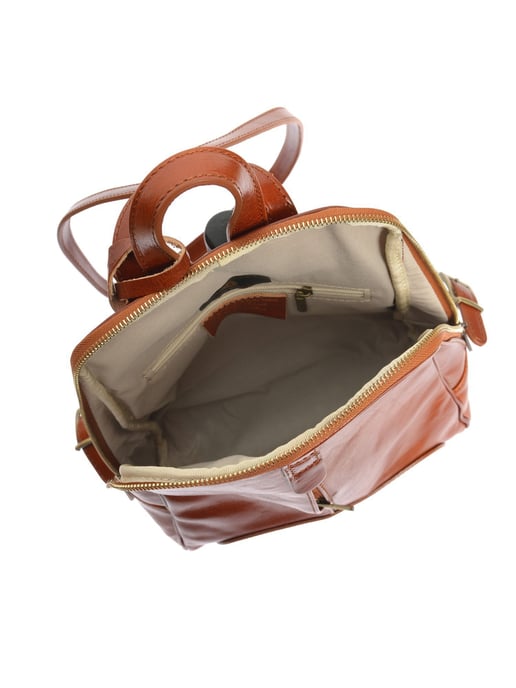 Anna Luchini Braun Rindsledertasche - Image 3