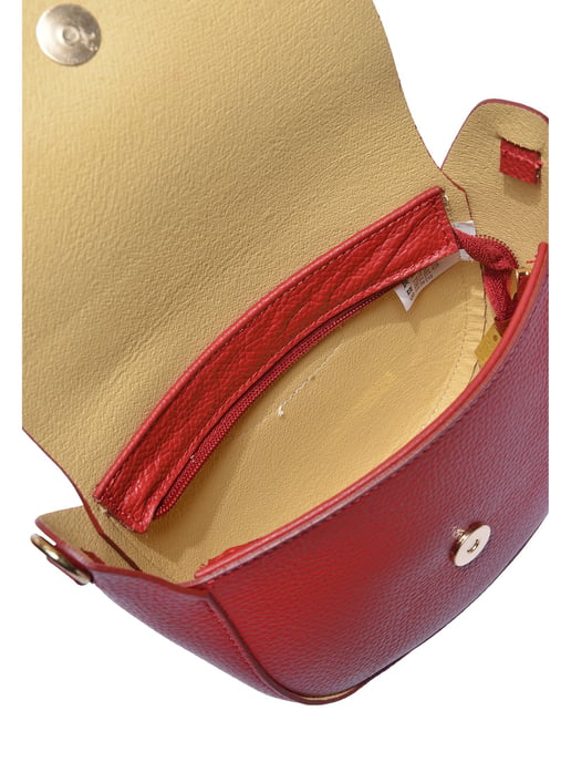 Anna Luchini Rot Rindsledertasche - Image 4