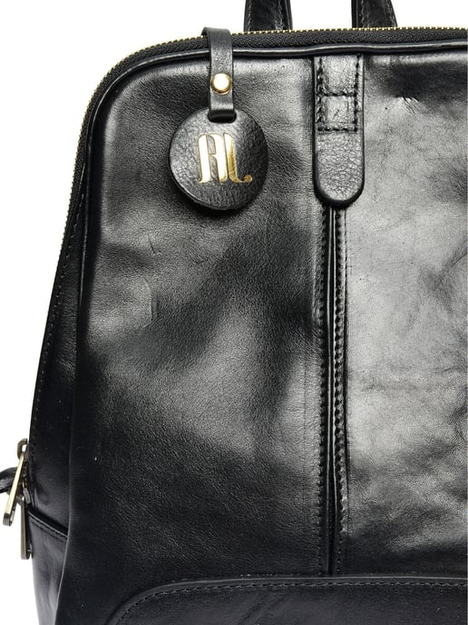 Anna Luchini Schwarz Rindsledertasche - Image 3