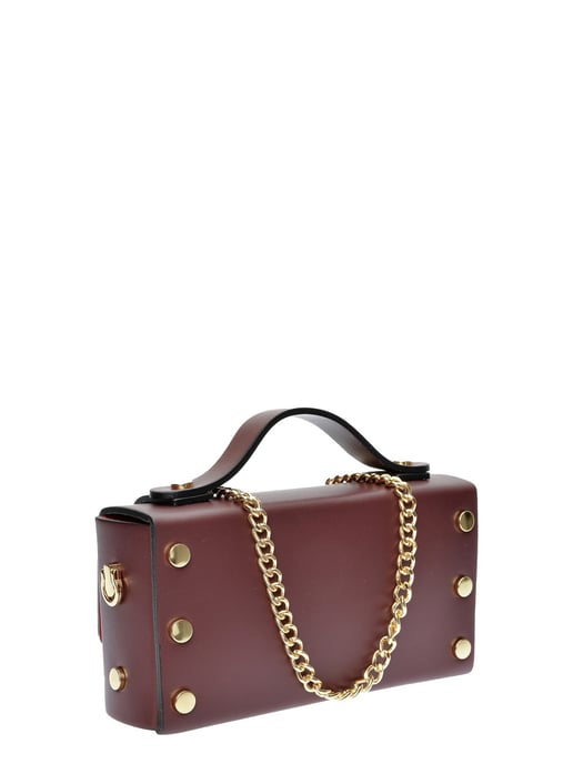 Isabella Rhea Burgund Rindsledertasche - Image 2