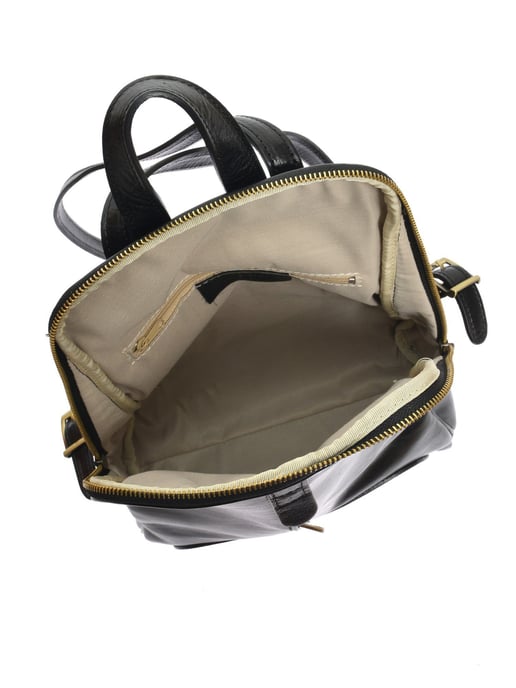 Anna Luchini Schwarz Rindsledertasche - Image 4
