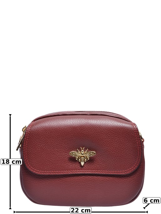 Roberta M Weinfarbe Rindsledertasche - Image 5