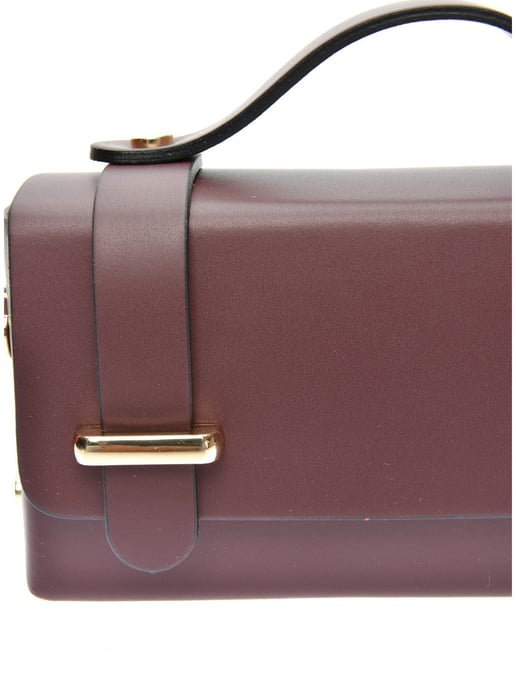 Isabella Rhea Burgund Rindsledertasche - Image 3