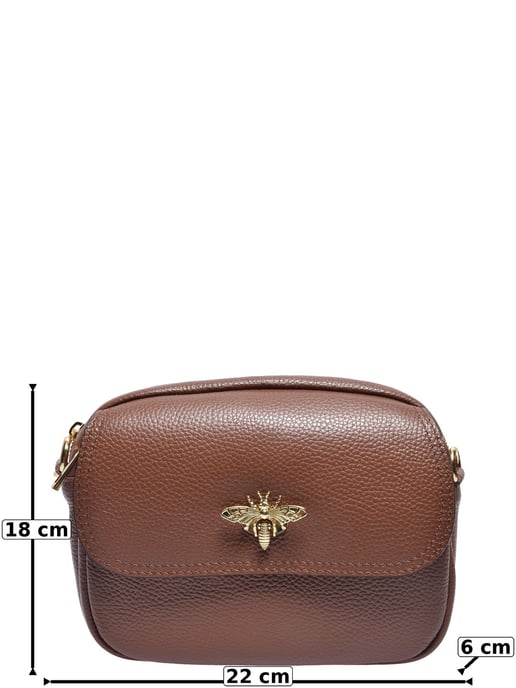 Roberta M Kastanienbraun Rindsledertasche - Image 5